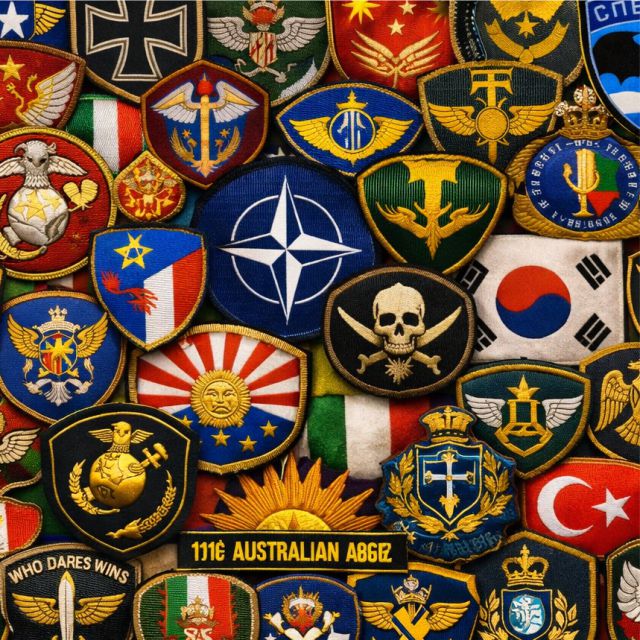 Escudos Militares y Policiales